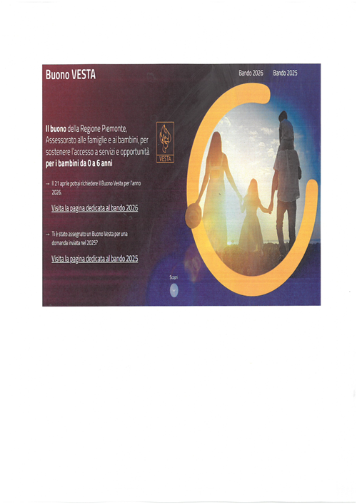 Buono Vesta 2 - Anno 2026