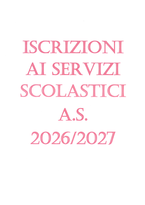 Iscrizione ai servizi scolastici a.s. 2026/2027