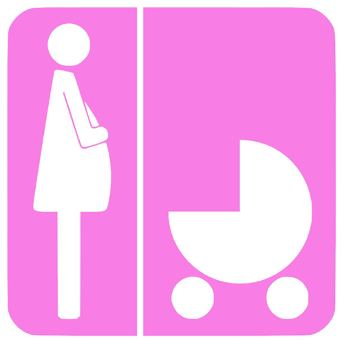 Sosta su stalli rosa