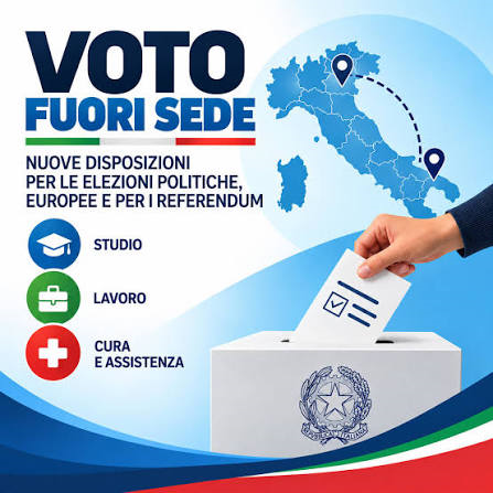 Esercizio del diritto di voto - elettori fuori sede